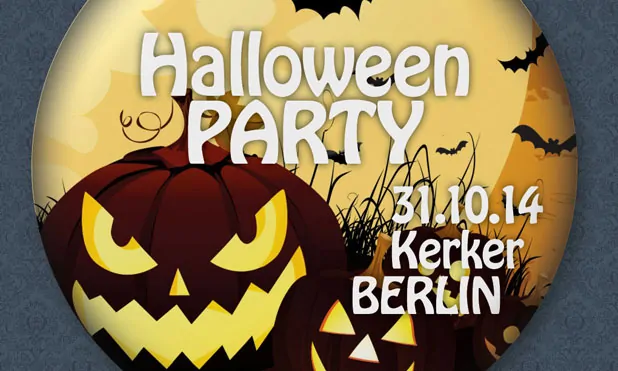 Button mit Halloween Motiv