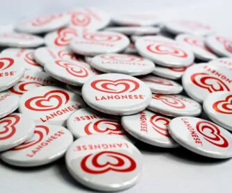 Langnese Buttons Buttons 25 mm mit Supermagnet