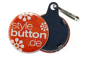 32 mm button schluesselanhaenger Buttons 32 mm mit Schlüsselanhänger