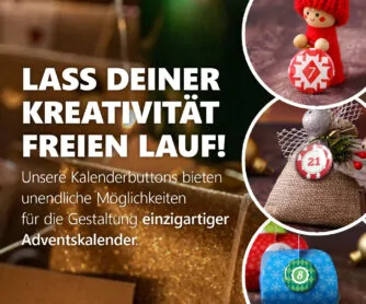 XMAS2 tolle Adventskalender basteln 24 Advents-Kalenderbuttons XMAS 2