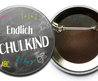 Button Schulkind Sicherheitsnadel3 Endlich Schulkind Buttons #3