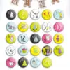 Zahlen Buttons für DIY Adventskalender zum Basteln