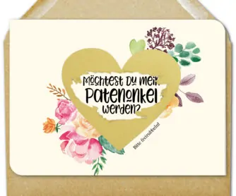 Rubbelkarte Möchtest Du mein Patenonkel werden?
