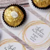 PK GC Gastgeschenk Ferrero Pralinenkarte "Golden Circle"