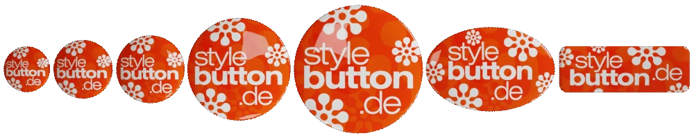 Buttons in verschiedenen Größen und Formen